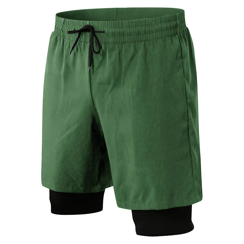 4 Way Stretch Black Sportswear Men's Shorts