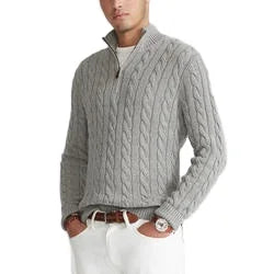 100% Cotton Solid Color Sweater