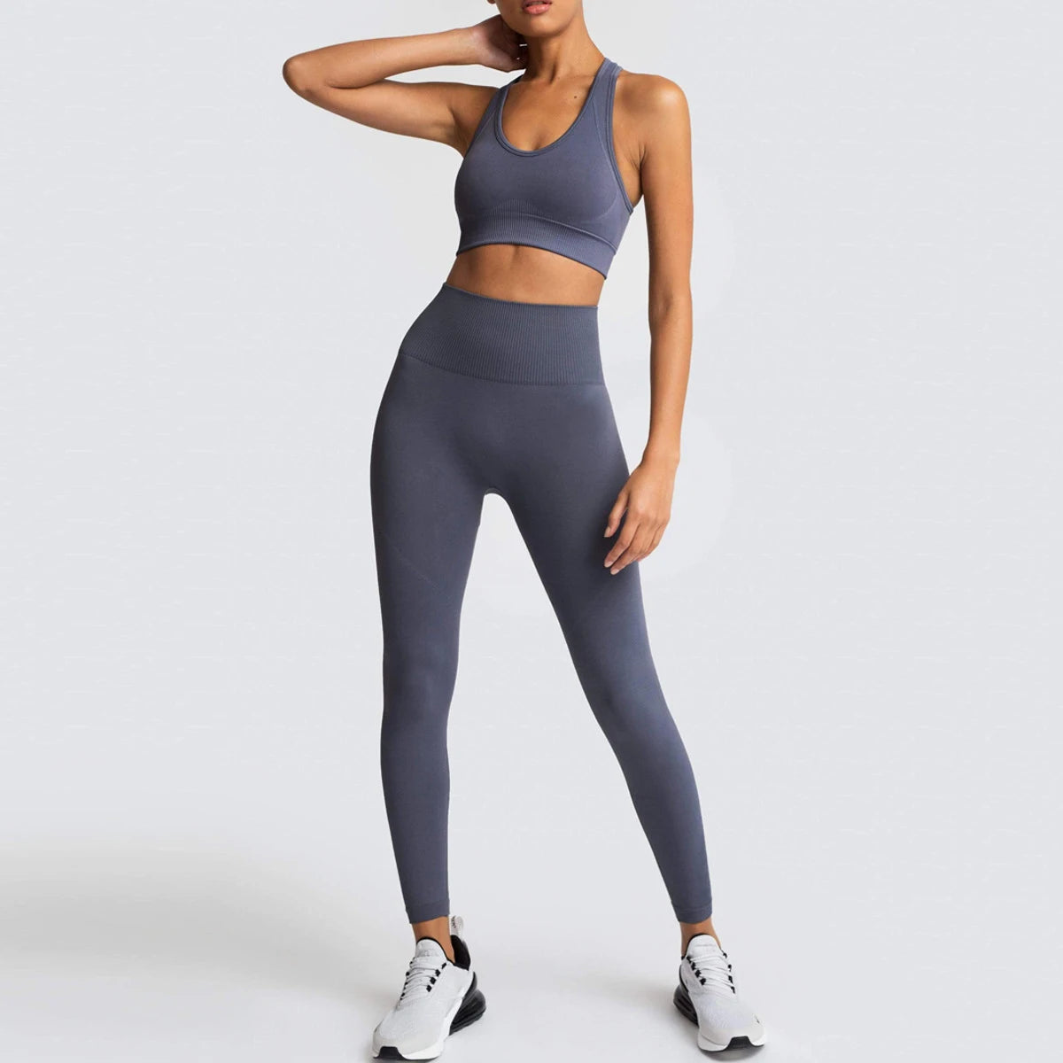 Seamless Yoga Set Gym Active Wear