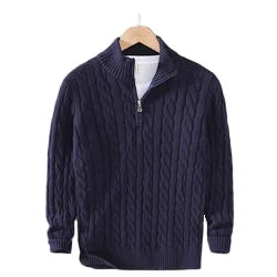 100% Cotton Solid Color Sweater