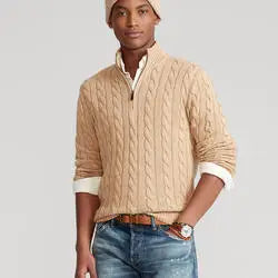 100% Cotton Solid Color Sweater