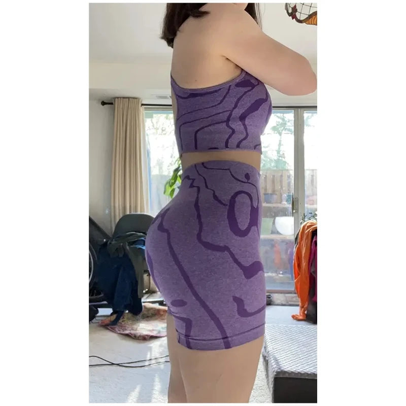 Stripe Yoga Wear Sets