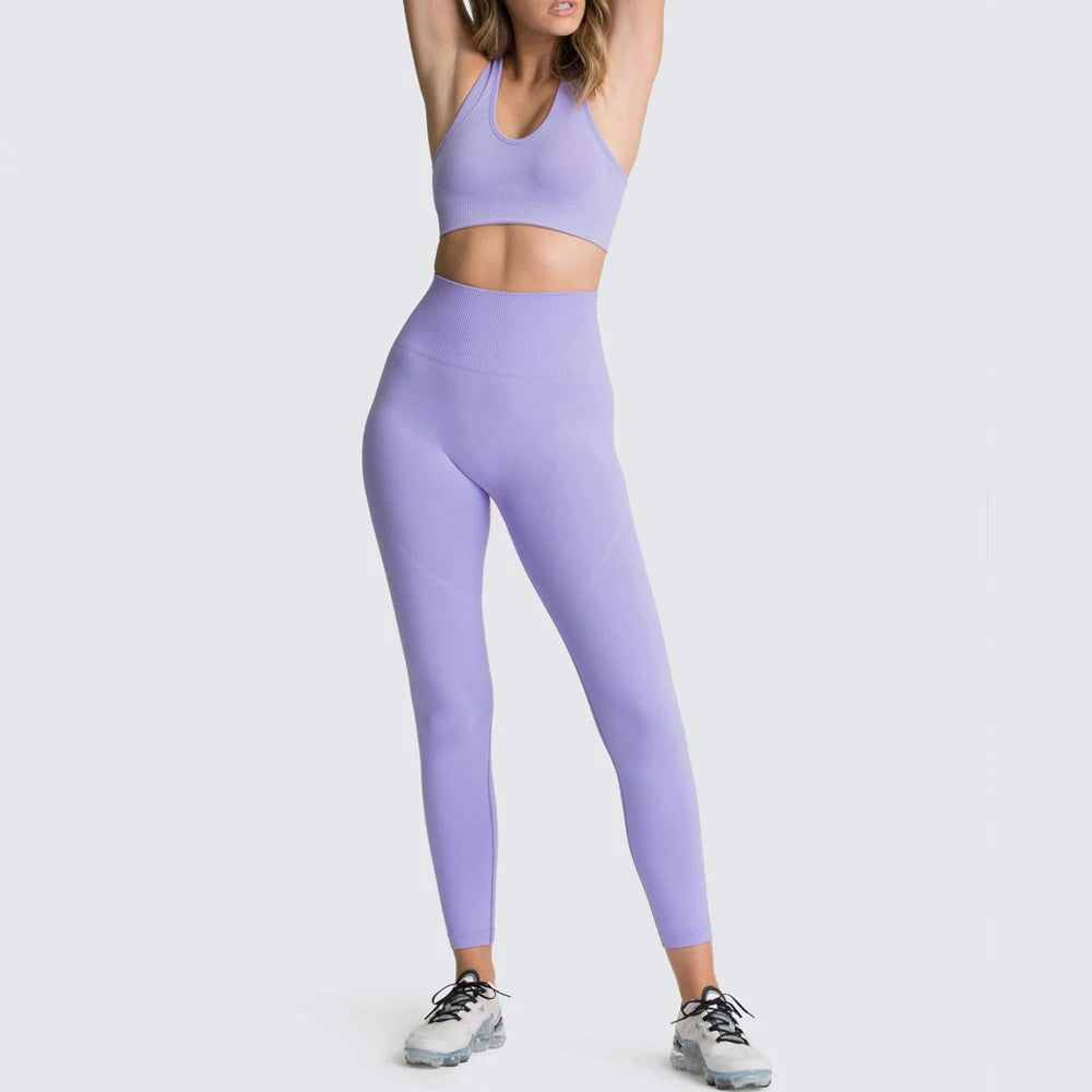 Seamless Yoga Set Gym Active Wear